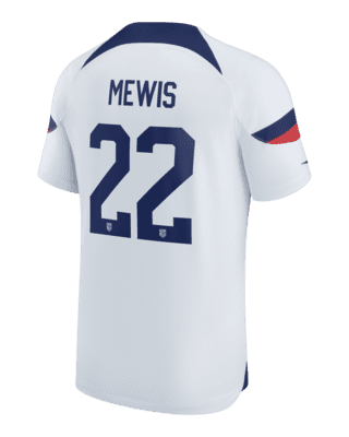 USWNT 2022/23 Stadium Home (Kristie Mewis) Big Kids' Nike Dri-FIT Soccer  Jersey Nike Dri-FIT Soccer Jersey.