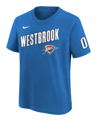 Подростковая футболка Russell Westbrook Oklahoma City Thunder Big Kids' Nike NBA