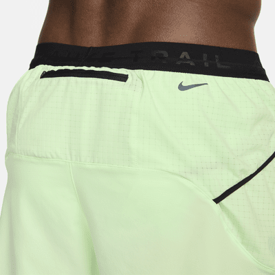 Shorts de running con forro de ropa interior Dri-FIT de 18 cm para hombre Nike Trail Second Sunrise