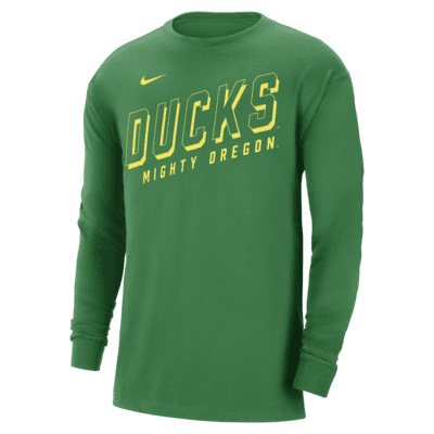 Oregon Men's Nike College Long-Sleeve Max90 T-Shirt