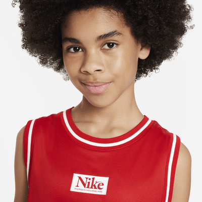 Nike Culture Of Basketball Big Kids' Reversible Basketball Jersey Tunic ...