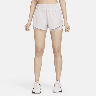 Nike Dri-FIT One Women's Mid-Rise 8cm (approx.) 2-in-1 Shorts