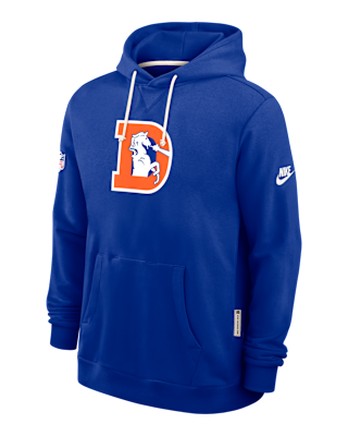 Мужское худи Denver Broncos Alt Offensive Set Play Sideline Nike Dri-FIT NFL Pullover Hoodie