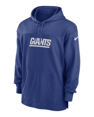 Nike Men's New York Giants Sideline Lockup Crew - Blue - M (Medium)