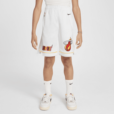 Miami Heat Nike Dri-FIT NBA Swingman-shortsene til større børn