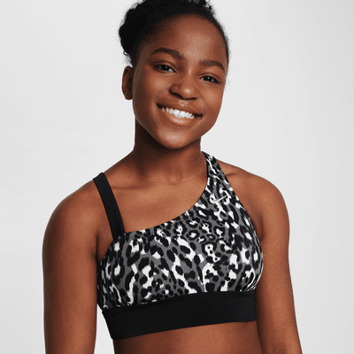 Nike Swim Wild asymmetrische monokini voor meisjes