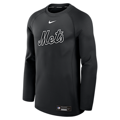 New York Mets Authentic Collection Game Time Men's Nike Dri-FIT MLB Long-Sleeve T-Shirt