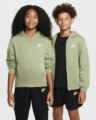 Подростковое худи Nike Sportswear Club Fleece Big Kids' Full-Zip Hoodie