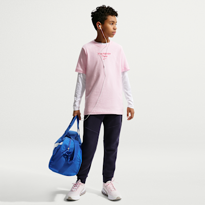 Playera para niños talla grande Nike Cheer