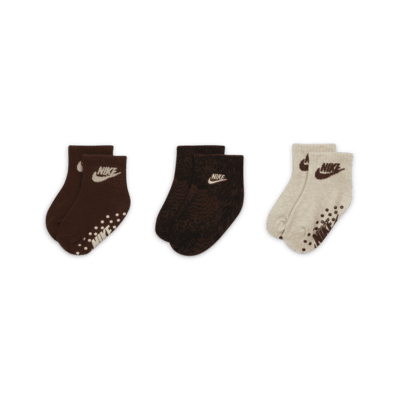 Nike Wild Side Grip Socks (3 Pairs)