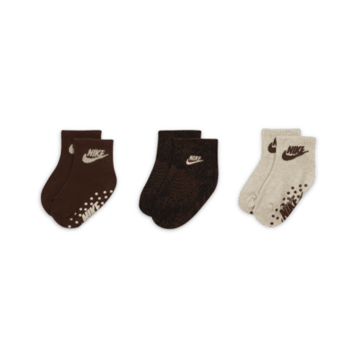 Nike Wild Side Grip Socks (3 Pairs) Baby Socks. Nike JP
