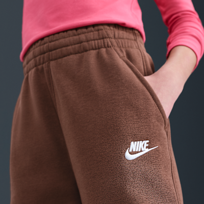 Pants de pierna ancha para niña Nike Sportswear Club Fleece