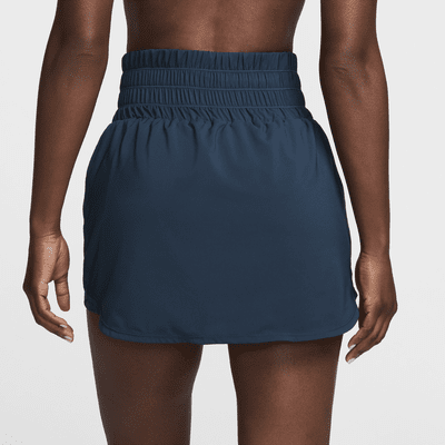 Skort Dri-FIT de tiro ultraalto para mujer Nike One