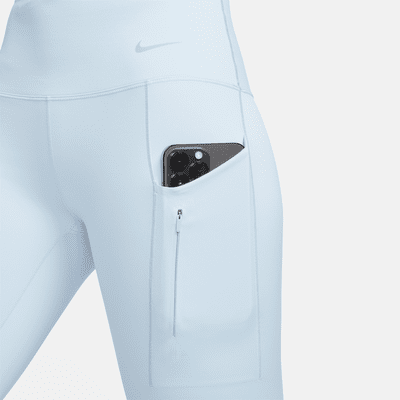 Legging taille mi-haute à maintien supérieur et coupe longue avec poches Nike Go pour femme