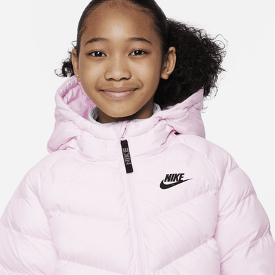 Nike Sportswear Older Kids' Synthetic Fill Hooded Jacket. Nike LU