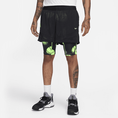 JA Men's Dri-FIT 2-in-1 10cm (approx.) Basketball Shorts. Nike HR