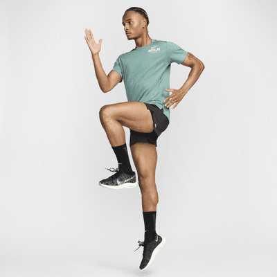 Haut de running à manches courtes Nike Miler pour homme