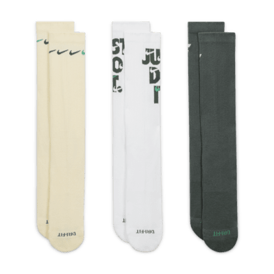 Calze Nike Everyday Plus Cushioned di media lunghezza (3 paia)