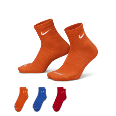 Nike Everyday Plus Cushioned Training Ankle Socks (3 Pairs)