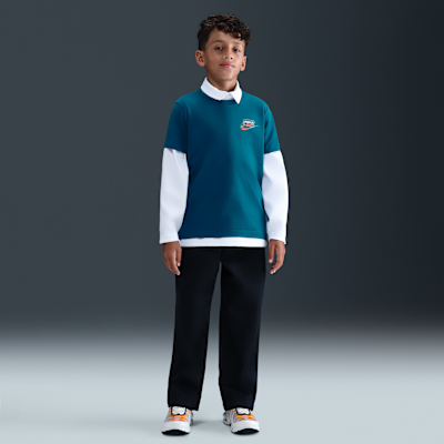 Playera para niños talla grande Nike Sportswear