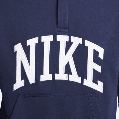 Polo de tejido Fleece de manga larga para hombre Nike Club Fleece