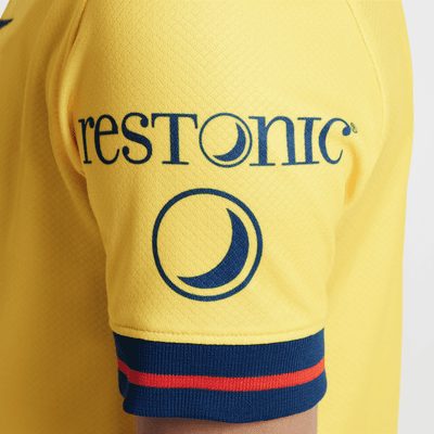 Jersey de fútbol tipo réplica Nike Dri-FIT para niño talla grande Club América 2024/25 Stadium Home