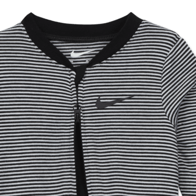 Nike Baby Essentials Baby (0-9M) Striped Footed Coverall