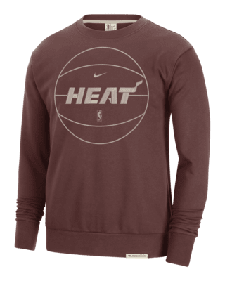 Мужской свитшот Miami Heat Standard Issue Nike Dri-FIT NBA