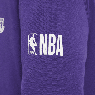 Felpa con cappuccio Los Angeles Lakers Club Fleece Essential Nike NBA – Ragazzo