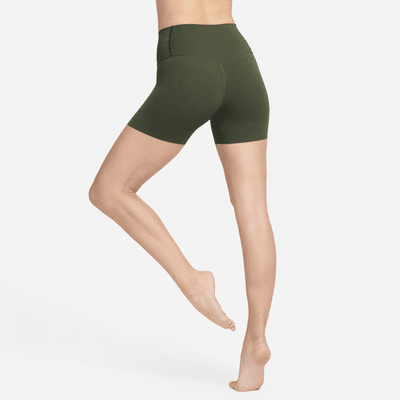 Nike Zenvy bikeshorts met iets ondersteunende hoge taille voor dames (13 cm)