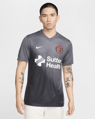 Мужские джерси Bay FC 2024 Stadium Secondary Nike Dri-FIT NWSL Replica Jersey