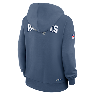 New England Patriots Rivalries Collection Sideline Women's Nike Dri-FIT NFL Pullover Hoodie