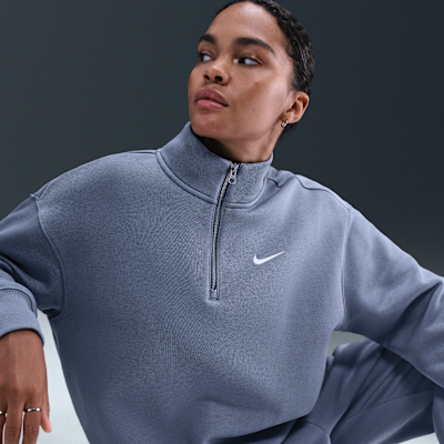 Nike Sportswear Phoenix Fleece Women's Oversized 1/4-Zip Long Sweatshirt