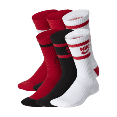 Calcetines largos con amortiguación para niños Nike Everyday (6 pares)