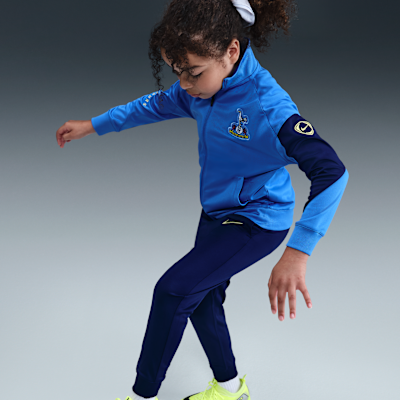 Fato de treino de futebol de malha Nike Dri-FIT Total 90 do terceiro equipamento Strike Tottenham Hotspur para criança