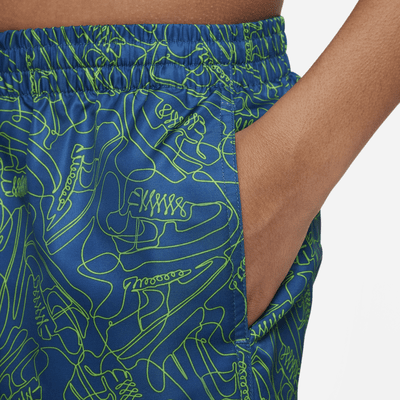 Shorts de vóleibol de 18 cm para niño talla grande Natación Nike Sneakers