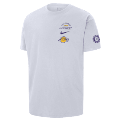 Los Angeles Lakers Courtside Nike NBA T-shirt voor heren