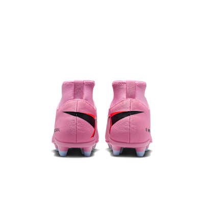 Tacos de fútbol para terrenos múltiples de corte high para niños de preescolar y grandes Nike Jr. Mercurial Superfly 10 Club