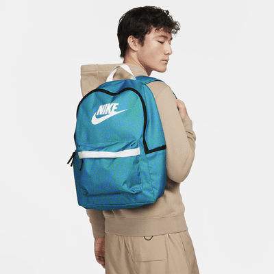 Nike Heritage Backpack (25L), NIKE | Sacs À Dos Bleu d'azur Homme | YOOX