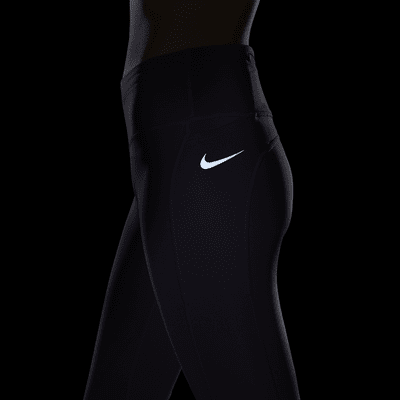 Nike Fast középmagas derekú, rövidített női futóleggings