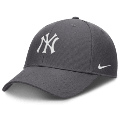 Gorra Nike Dri-FIT de la MLB ajustable para hombre New York Yankees Club