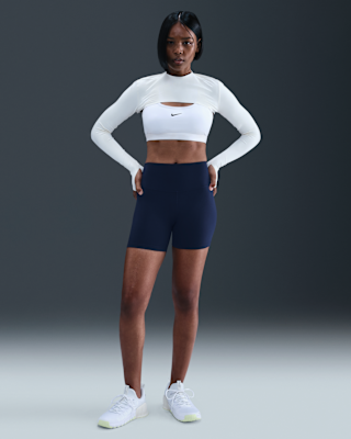 Женские шорты Nike One High-Waisted 5" Biker Shorts