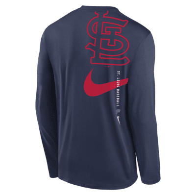 St. Louis Cardinals Large Swoosh Back Legend Men's Nike Dri-FIT MLB T-Shirt