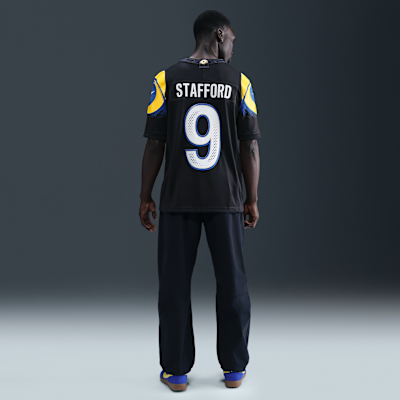 Jersey Nike Dri-FIT de la NFL Limited para hombre Matthew Stafford Los Angeles Rams Rivalries Collection