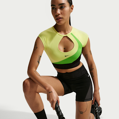 Nike Pro Sculpt Women's Medium-Support Padded Short-Sleeve Sports Bra