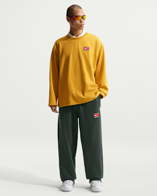 Мужские  Nike Solo Swoosh Fleece Open-Hem Pants