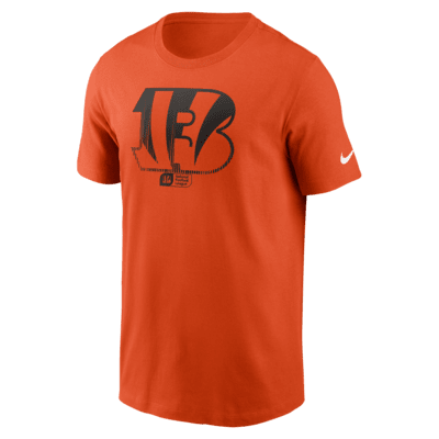 Playera Nike de la NFL para hombre Cincinnati Bengals Faded Essential