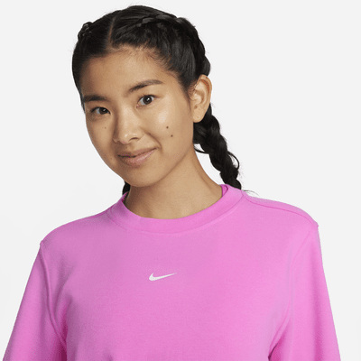 Nike Dri-FIT One Women's Crew-Neck French Terry Sweatshirt