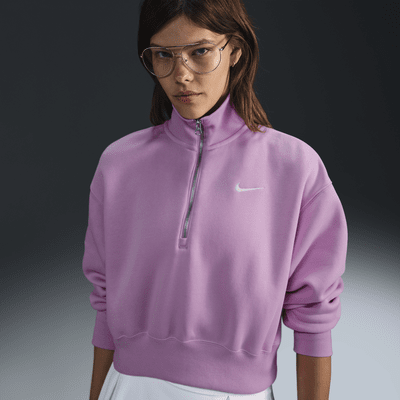 Nike Sportswear Phoenix Fleece Women's 1/2-Zip Cropped Sweatshirt