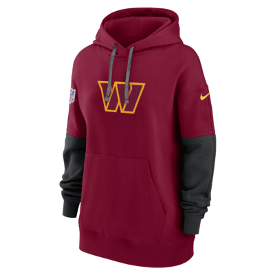 Washington Commanders Sideline Essential Women's Nike NFL Pullover Hoodie